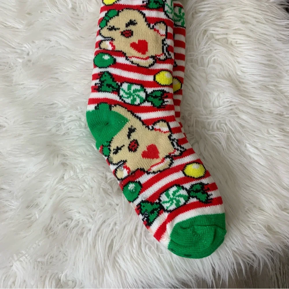 Betsey Johnson Fuzzy Christmas Socks